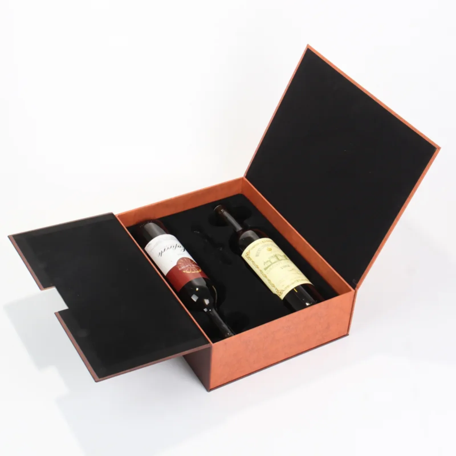 2-Bottle Cardboard Wine Gift Box 3