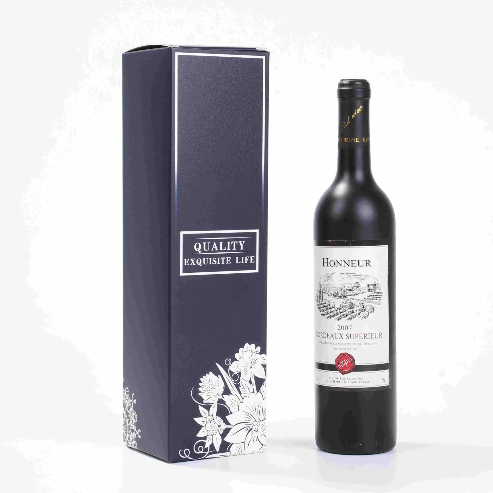 750ml Wine Gift Box with Paper Bag