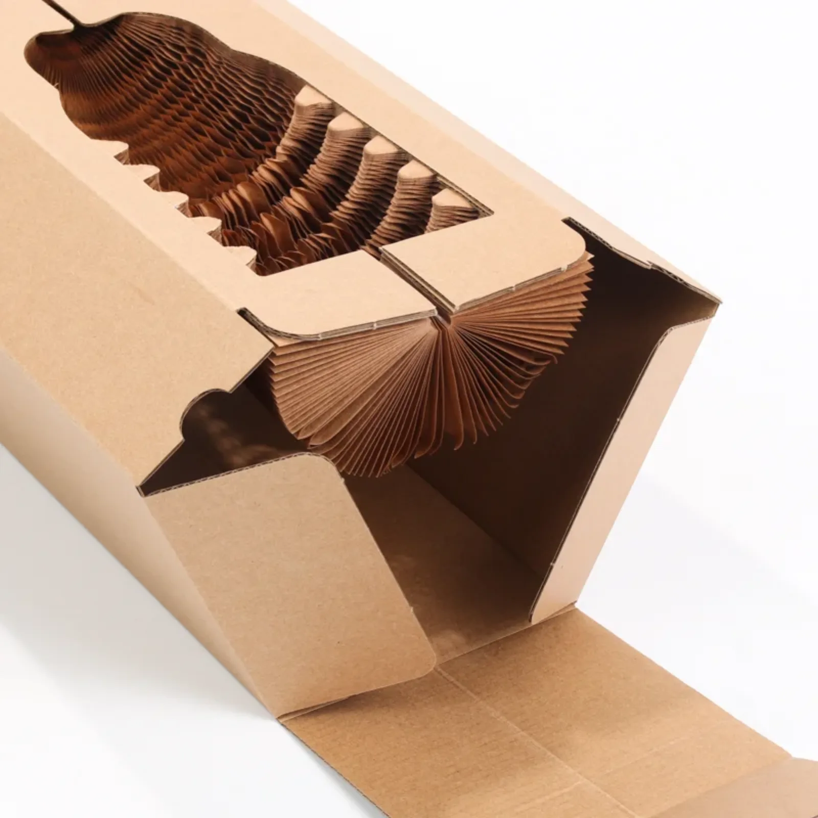 Corrugated Cardboard Single Bottle Wine Box 3