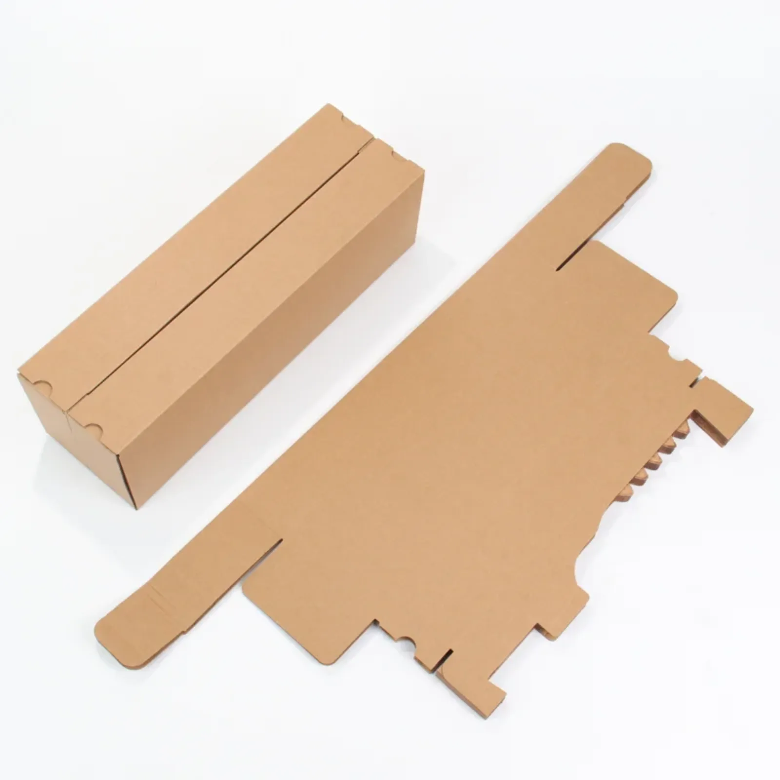 Corrugated Cardboard Single Bottle Wine Box 4
