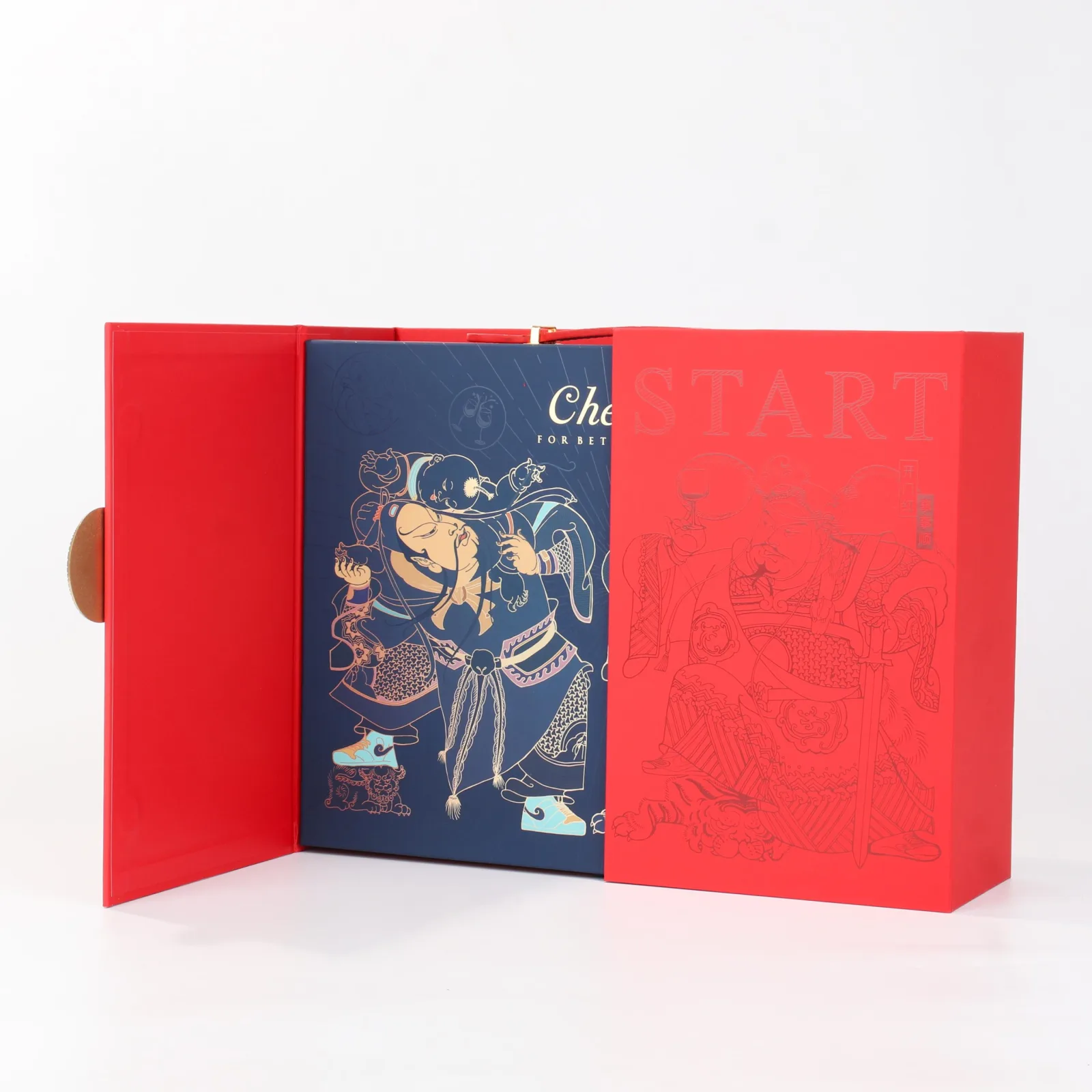 Double-Bottle Wine Gift Box with Double-Door Design 3