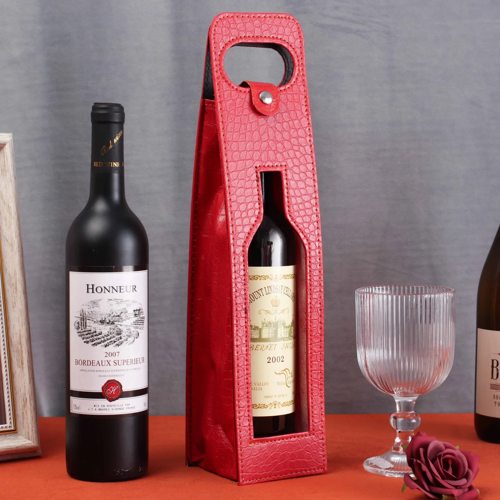 Luxury Leather Wine Bags 2